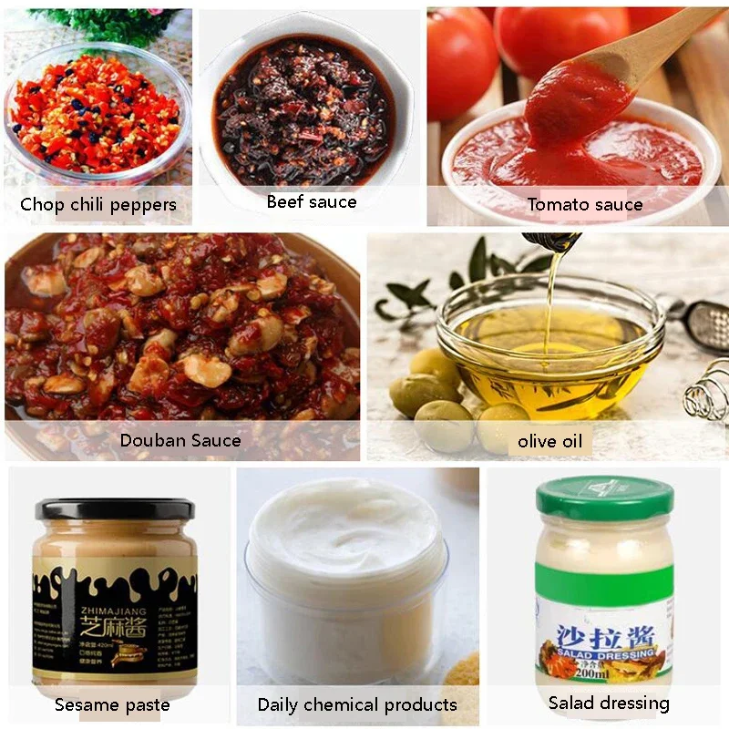 PBOBP 1- 100 مل آلة تعبئة الطعام معجون غير قابل للصدأ الاستغناء عن معدات التعبئة السائلة آلة كريم بيع