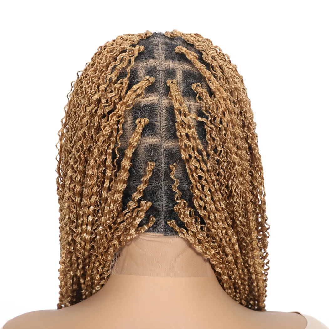 黒人女性用フルレースウィッグ ロングカーリーブレイドウィッグ 人工毛 カラー27 #   613 #   合成ウィッグ 女性用 日常使い ベビーヘア付き