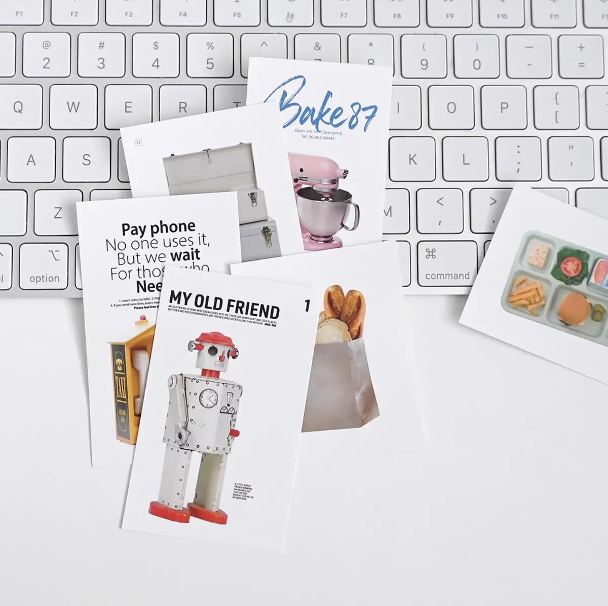 شخصيات OAB الكورية 202hosil مجلة المناظر الطبيعية الرجعية سكرابوكينغ المواد الزخرفية التصوير الفوتوغرافي ملصق حزمة