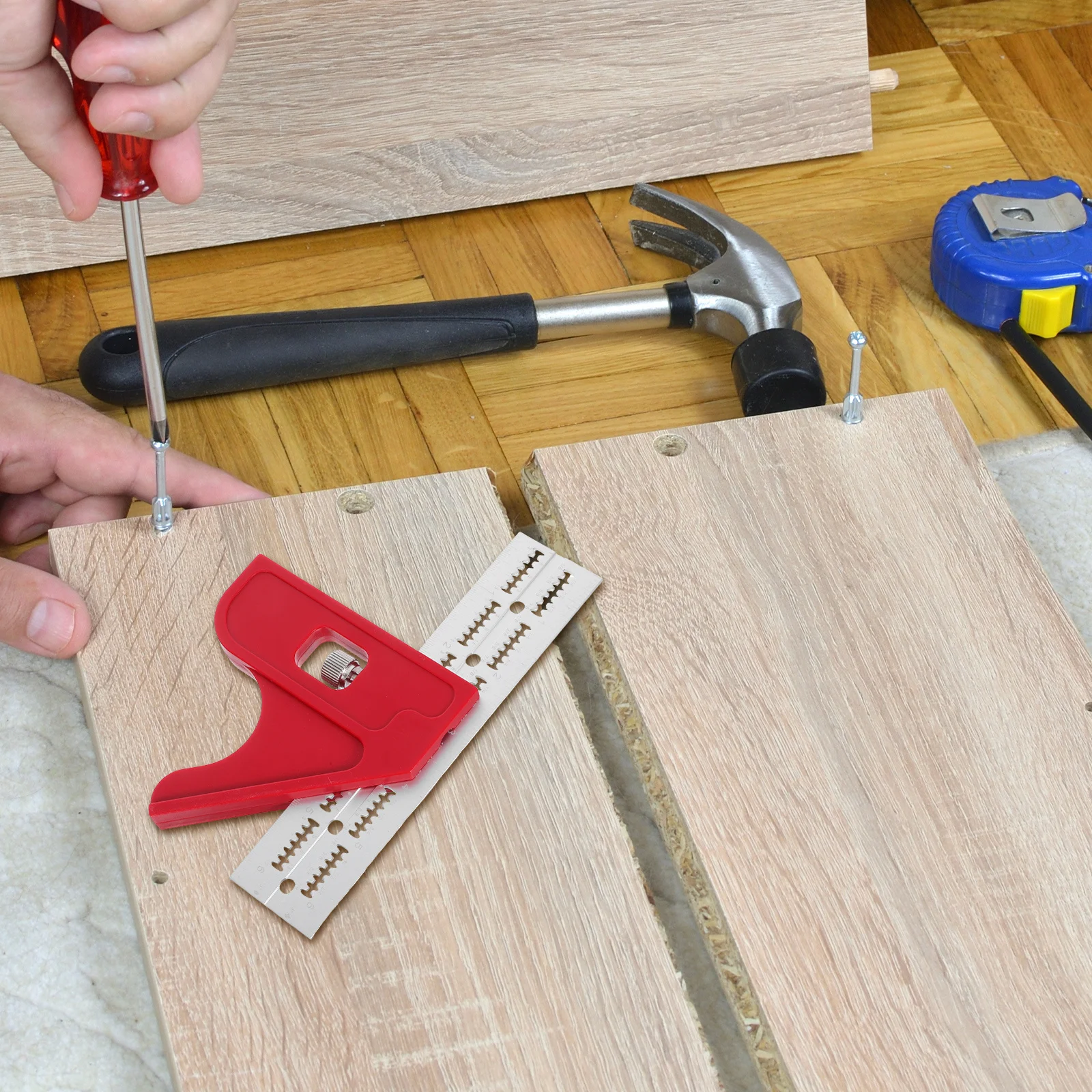 

Angle Aluminum Alloy Precision Measuring Tool For Carpentry Metal Construction Multi-Function Protractor Square Rulers For