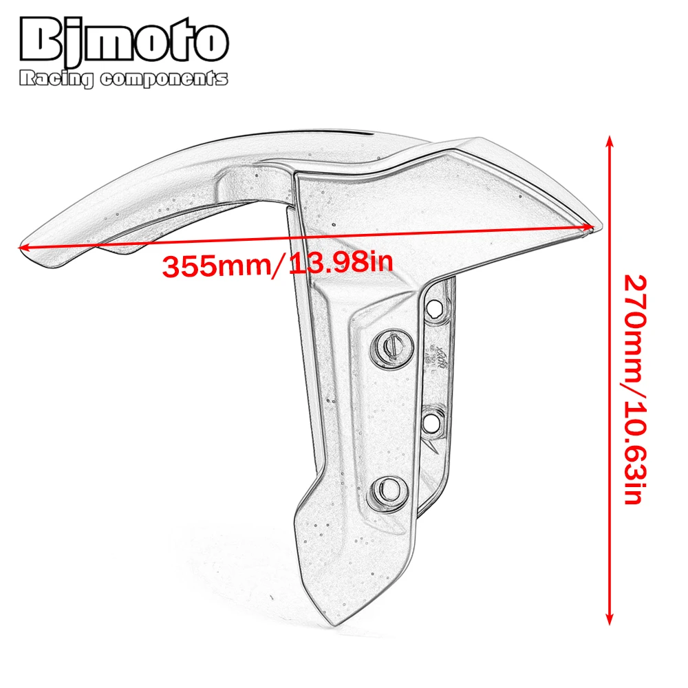 For Triumph Trident 660 2022 2023 2024 2025 Motorcycle Mudguards Front Wheel Fender Covers Splash Guards Protection