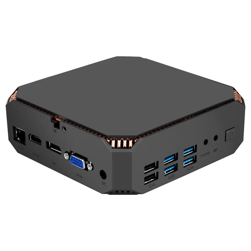 ForEntrega rápida precio barato CK2 MINI PC I3 7100U 4GB RAM 64GB Emmc win10 7265D wifi V4.2 mini pc portátil para oficina