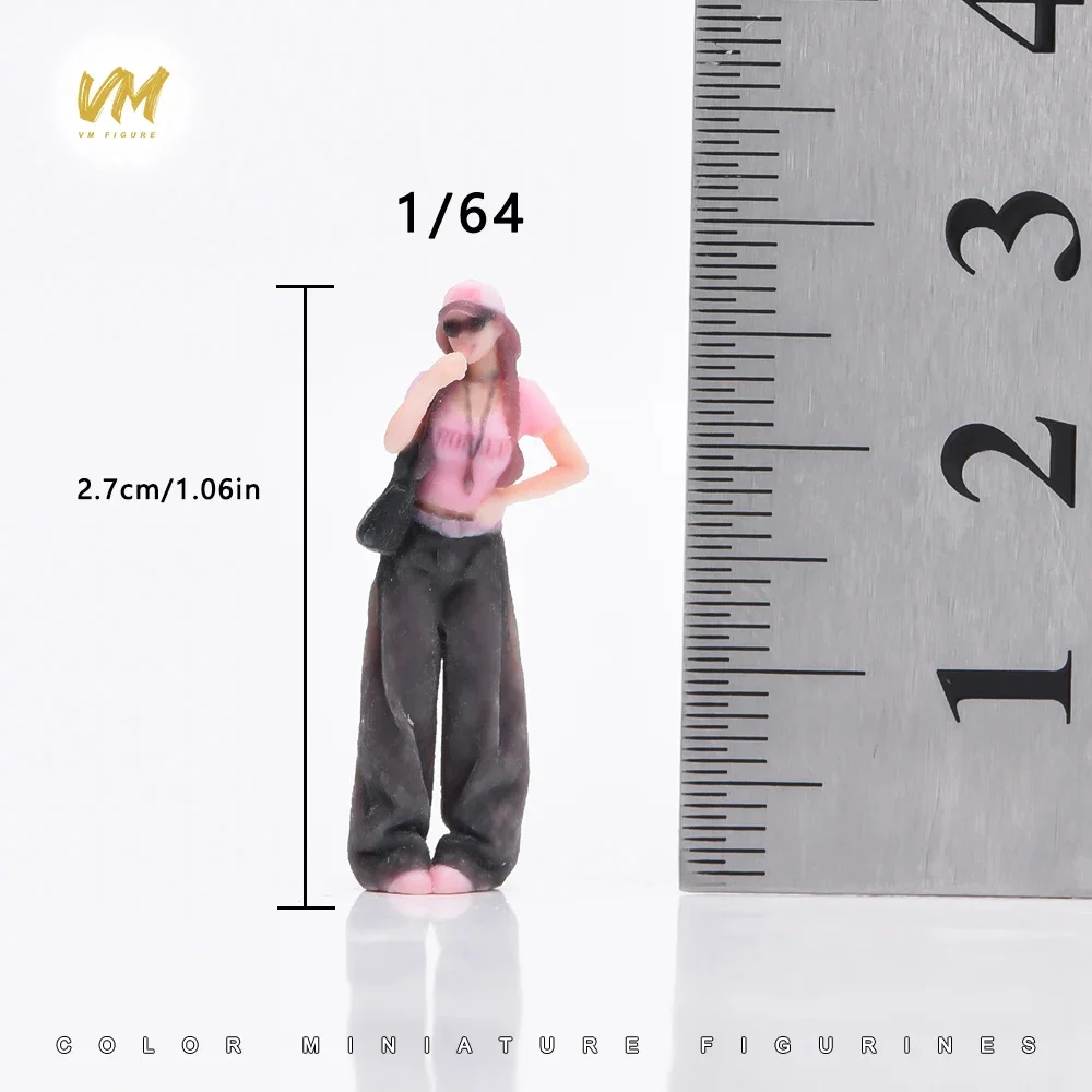 Miniaturfigur im Maßstab 1/64 Coole Business-Kleidung für junge Männer und Frauen 3D-Druck Mini-Puppe für Automodell-Dekoration und Ausstellung – Detail 32