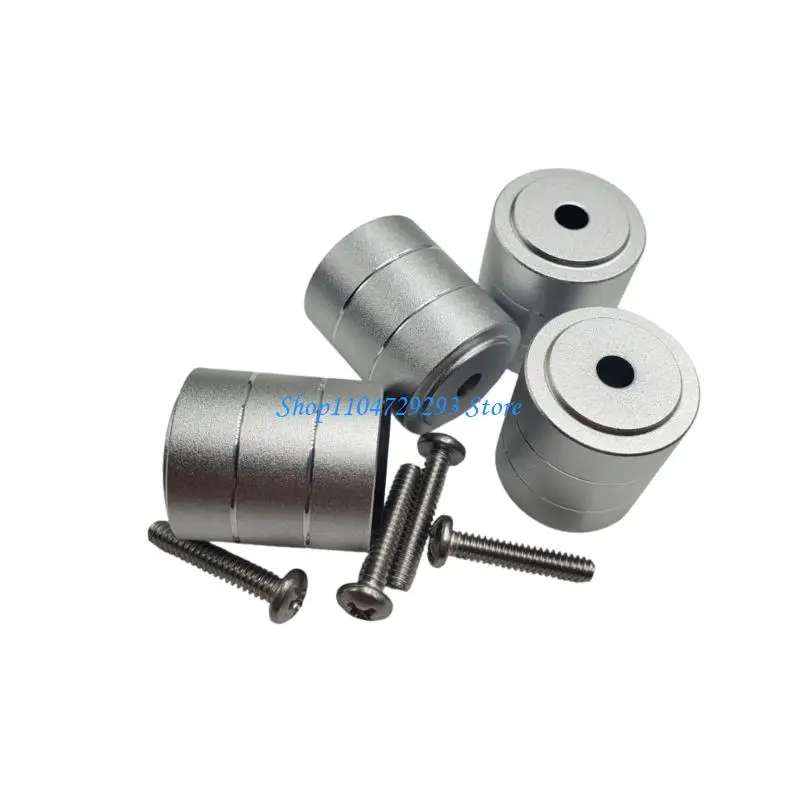 Y2GD Chassis Shock Absorbing Aluminum Vibration Damper Floor Protector Turntable Pad Damper Heat Dissipation Accessories