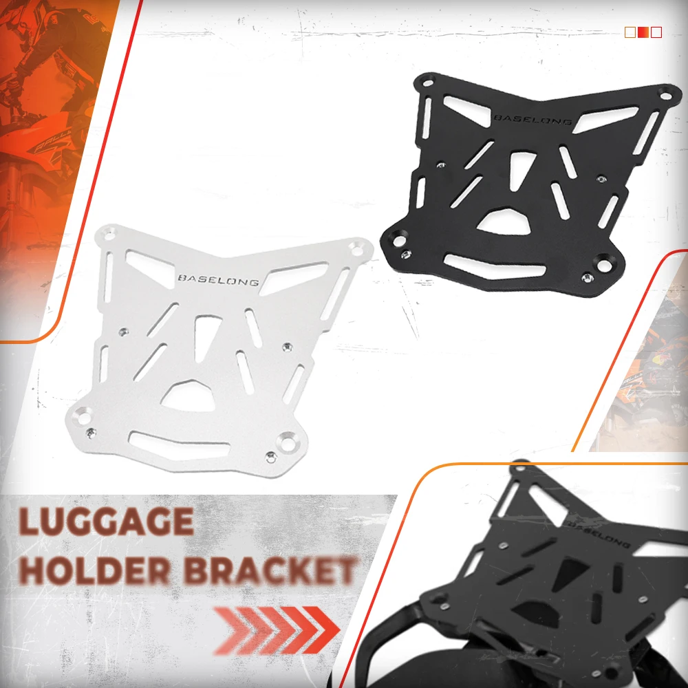 

FOR 790 890 1090 1190 ADVENTURE R ADV 1290 Super Adventure R S T 2019-2024 Rear Luggage Rack Top Case Mount Plate Holder Bracket