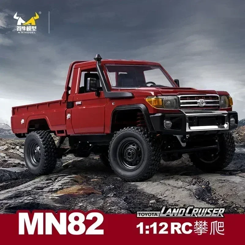 Mn82 New Mangniu Remote-controlled Toy Car 1:12 Model Car Rc Climbing Off-road Vehicle Lc79 Pickup Truck Children Toys Gift