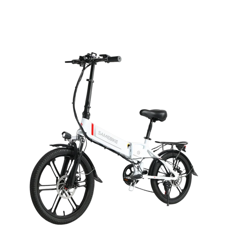 SAMEBIKE 20LVXD30 E-bike 350W Motor 48V10.4AH Verwijderbare Lithium Batterij 35km/h Elektrische Fiets Opvouwbaar 20 Inch Band Volledige Vering Reis/Stadsfiets Elektrische Fiets voor Volwassenen