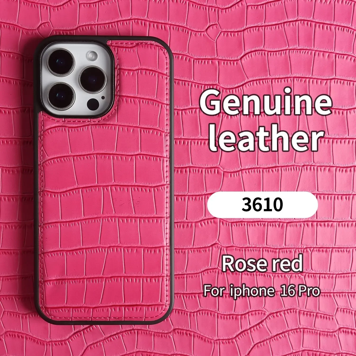 

Чехол премиум-класса из натуральной кожи с крокодиловым узором для iPhone 16 Pro Max 15 14 13 12 11 XR, задняя крышка из воловьей кожи, защитная крышка