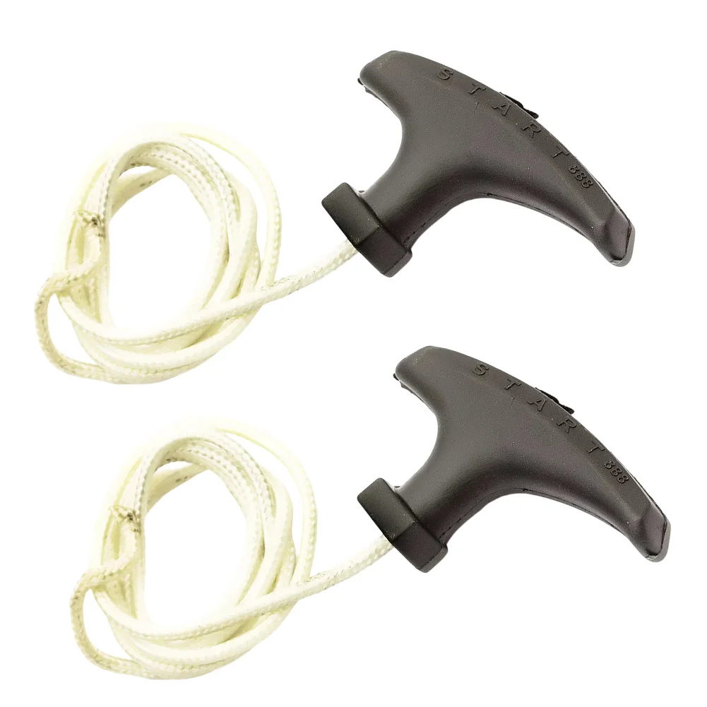 2 قطعة انتعاش بدء بكرة سحب حبل 950 مللي متر 49cc ل موتو دراجة رباعية سحب الحبل كاتب مع مقبض مريح أدوات البستنة أجزاء