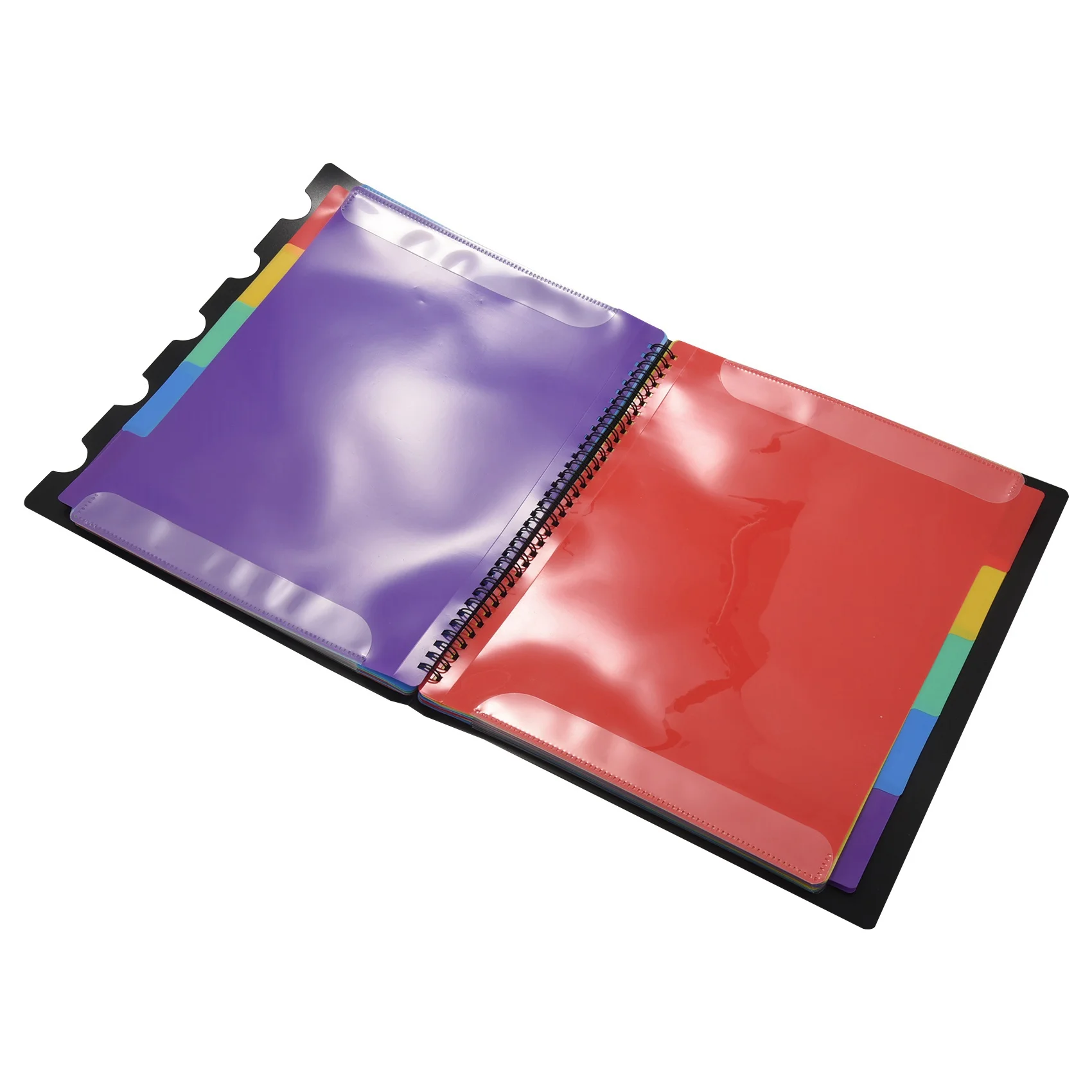 TUREBG 2X Music Themed Folder Holder Writable Musicians Treble Clef Sheets Piano Choir Song Recitals Concert Protector 20 Page