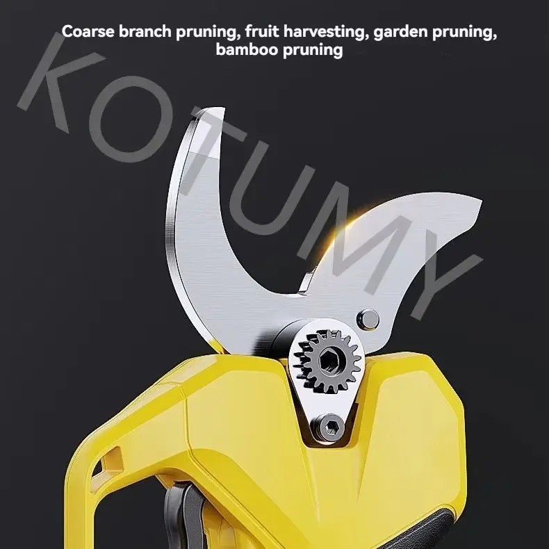 21V Cordless Electric Pruning Shears Handheld Tree Branch Bonsai Shears Brushless Electric Pruning Shears Garden Tool