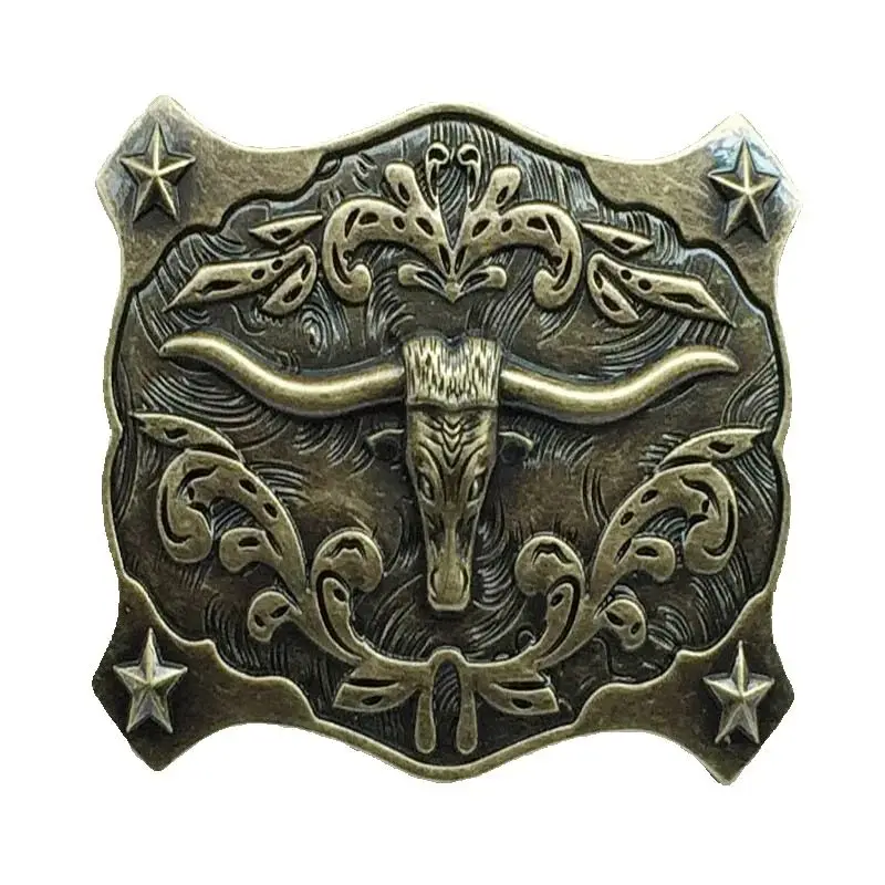 New Arrival Western Cowboy 3D Bull Texas Belt Buckle SW-HX909 suitable for 4cm wideth belt with continous stock