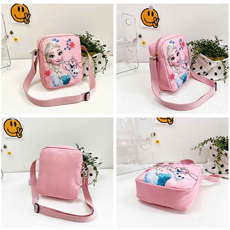 أنيمي فروزن 2 إلسا آنا حقيبة كروسبودي الأطفال الأميرة لطيف الكرتون حقيبة كتف الفتيات هدايا عيد الميلاد