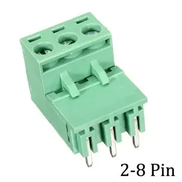 Terminal Block for XY304R 5.0MM 5.08MM 3.81MM Wire To Board Screw Terminal Block Connector Right Angle 45 Degree