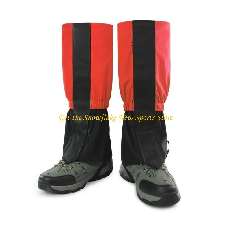 

E56D Leg Gaiters, Adjustable & Waterproof Snow Boot Gaiters for Hiking Skiing Walking
