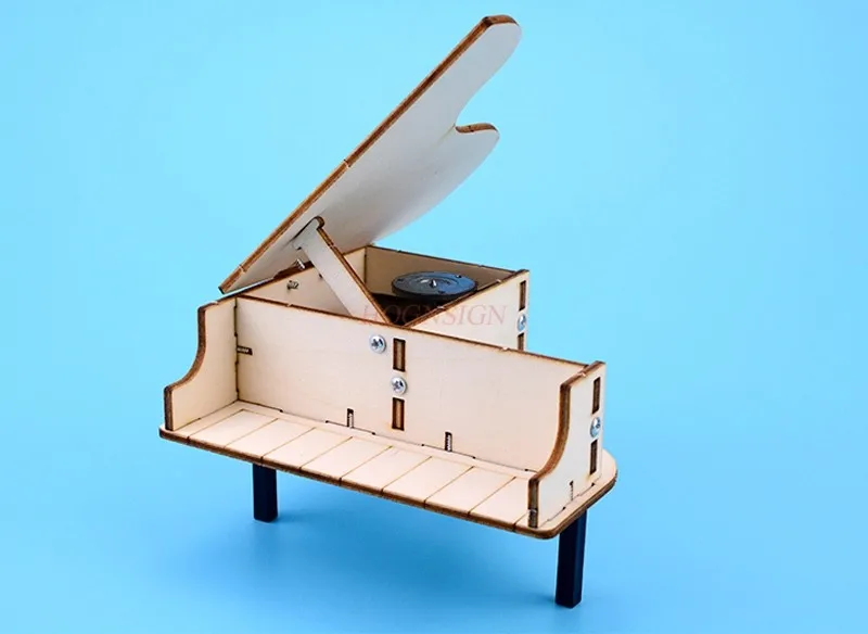 

physical Piano music box diy material package technology production small invention student music music box handmade vocal toys