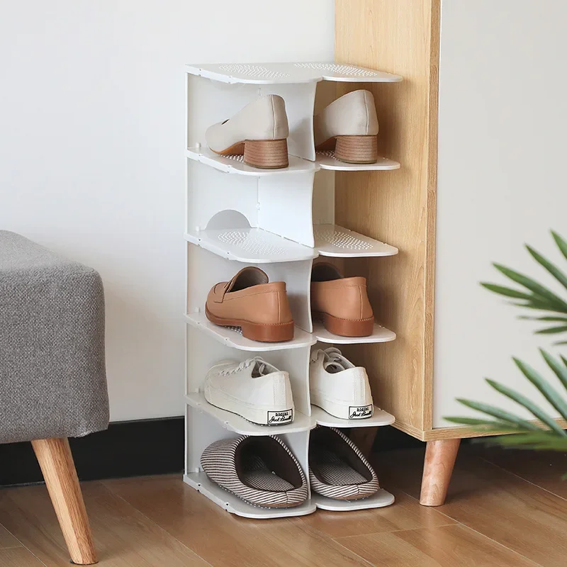 CellDeal DIY Assembly 6 Layers Stackable Organizer  Shelf Rack Stand Space Saving  Hanger Shoe Box WF1107