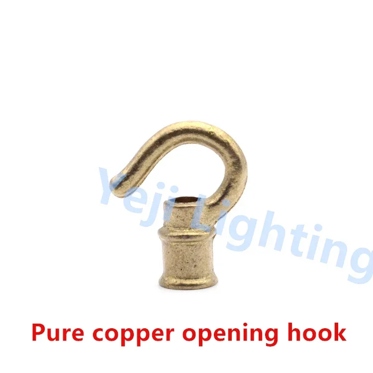 

Pure copper opening rings brass hook M10 for chandelier ceiling plate ceiling rose retro edison lamp holder lighting accessories