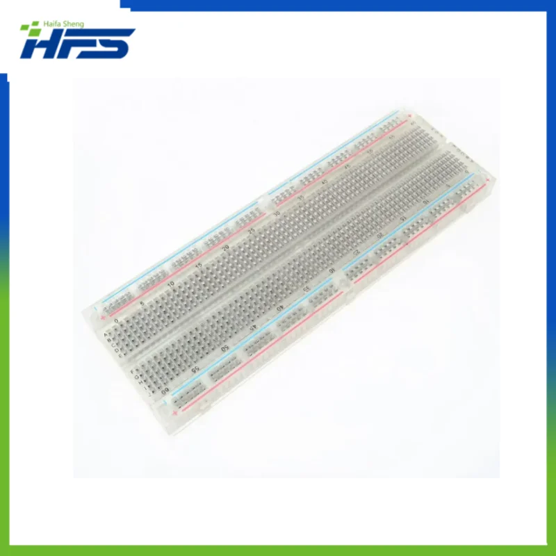 

Crystal Bread Board 830 Spot Solderless PCB Board MB-102 MB102 with Color Bar Test Develop DIY 16.5*5.5cm