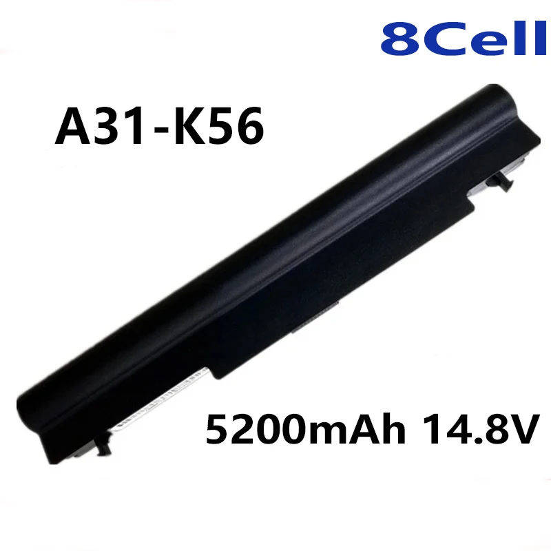 A31-K56 A32-K56 A41-K56 A42-K56 8Cell 5200mAh 14.8V Laptop Battery For ASUS A46 A56 E46 K46 K56 R405 R505 S40 S46 S550