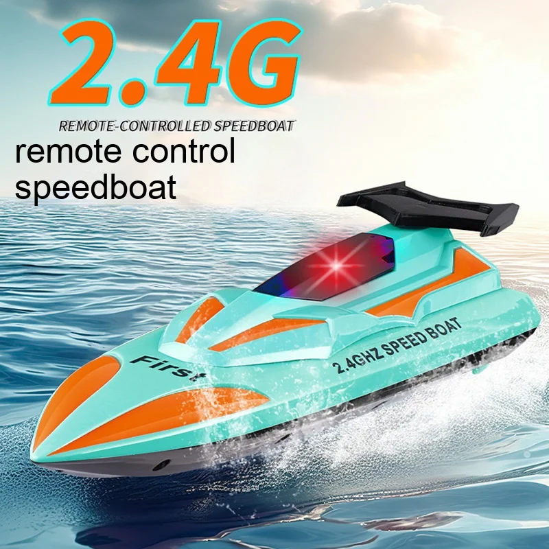 

2.4G High-speed Remote Controlled Speedboat Wireless Electric Toys Airship Long Endurance Water Toy RC Boat Model Gift for Boys