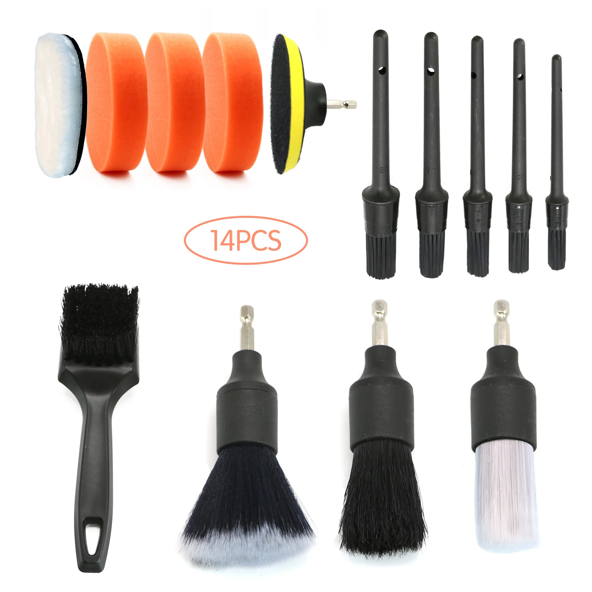 Hot Sale Car Wash Tool Brush Details Brush Gap Brush Car Trend  Car Wash Combination Set