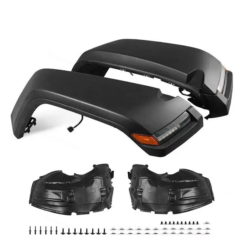 

LED flow signal light, old and new, wheel arch with lining