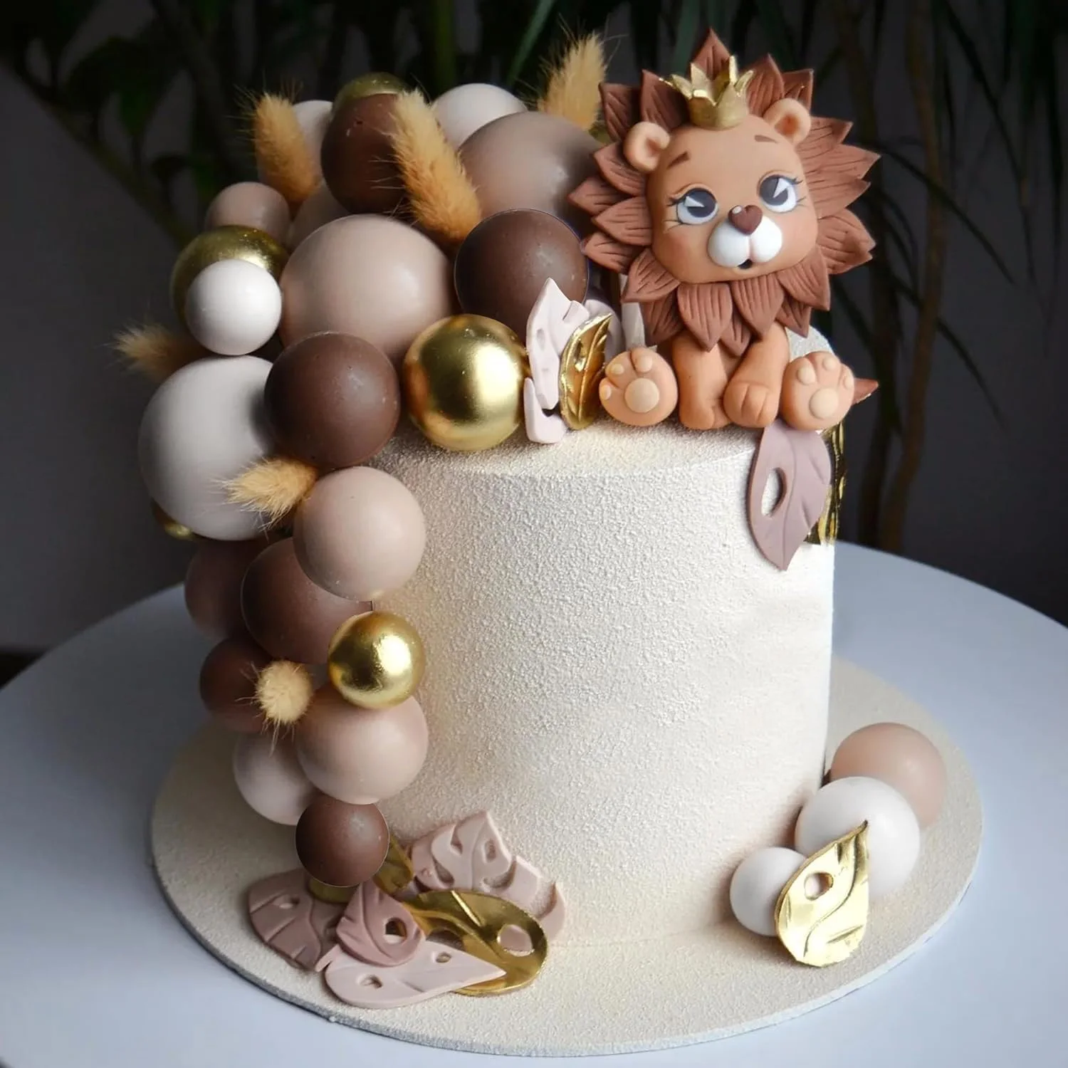 32 Stück Kugel-Kuchen-Picks, bunter kugelförmiger Kuchenaufsatz, Perlenkugeln, Cupcake-Kucheneinsatz-Aufsatz für Geburtstagsparty-Dekorationen – Detail 6