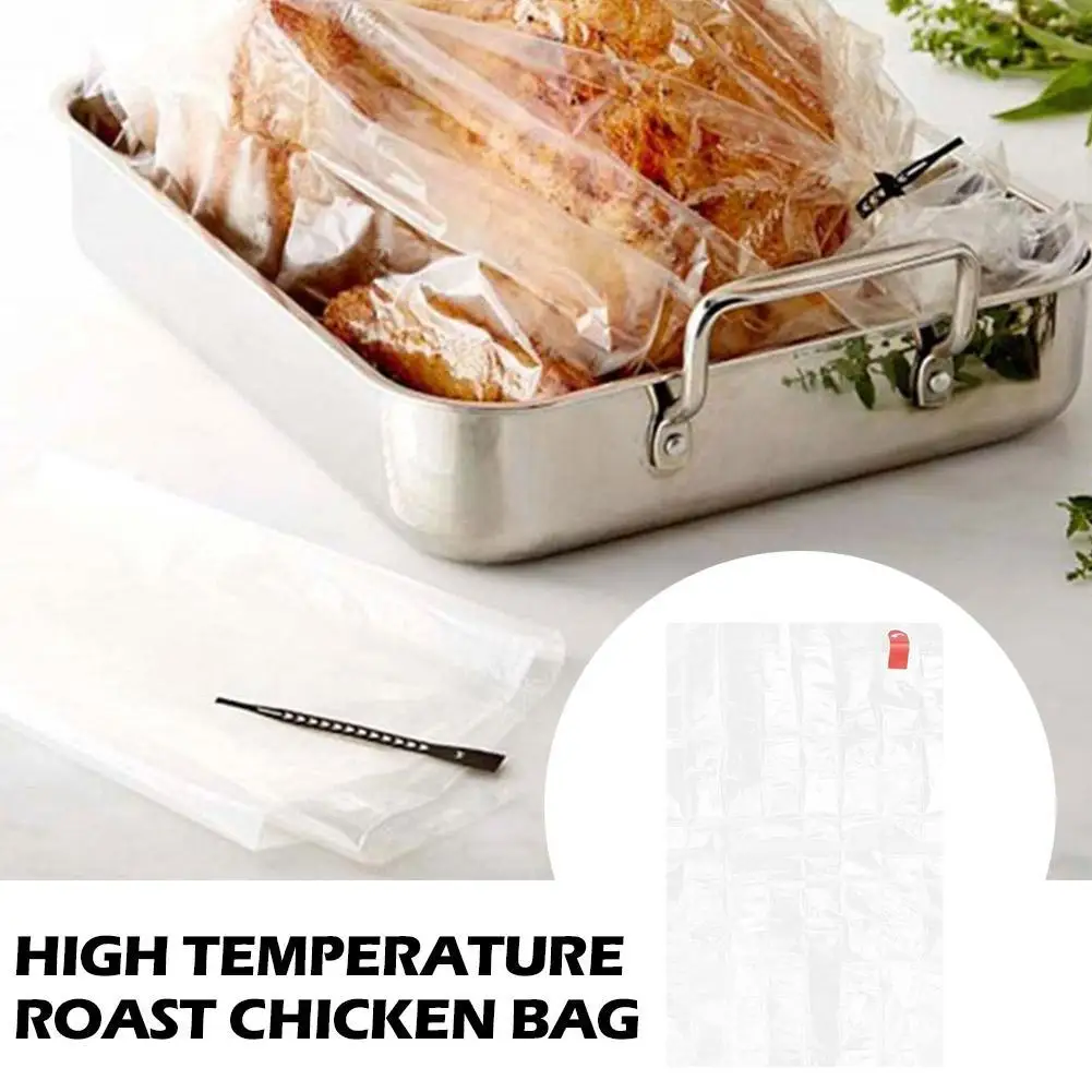 10pcs Heat Resistance Nylon-Blend Slow Cooker Liner Roasting Turkey Bag For Cooking Oven Bag Baking Crock Pot Liners 50x65cm