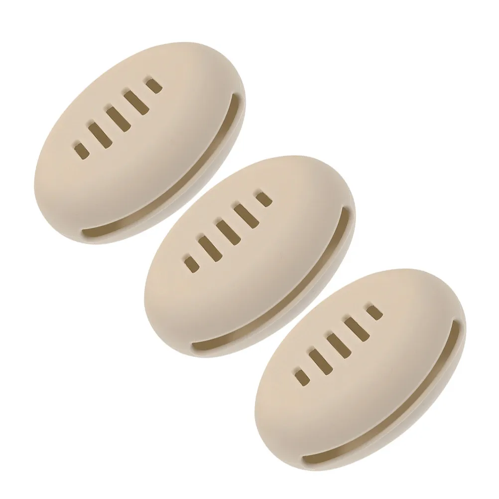 3pcs Silicone Makeup Puff Case – Portable Powder Sponge Storage Holder, Soft & Comfortable Beauty Sponge Organizer