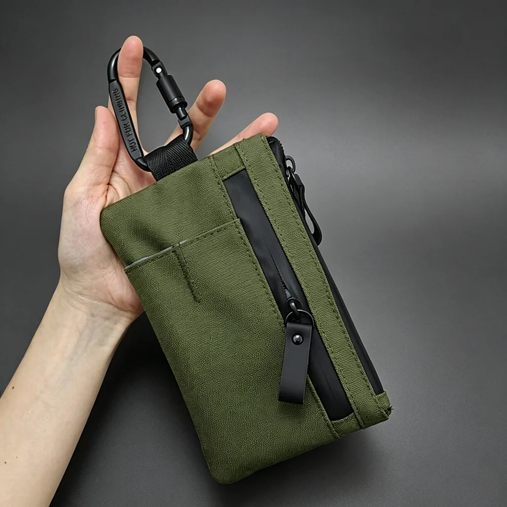 Durable Clutches Phone Hold Wallet Card Holder Purse Zipper Large Capacity Long Clutch Wallets for Men with Hand Strap - view 2