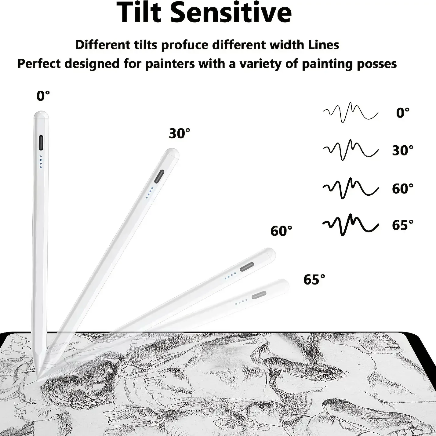 

For Apple Pencil Stylus For iPad A16 Air 11 5 4 Pro 11th 13 12.9 M4 M3 M2 Pens 10 9 10th 9th Generation Mini 7 6 2025 Touch Pen