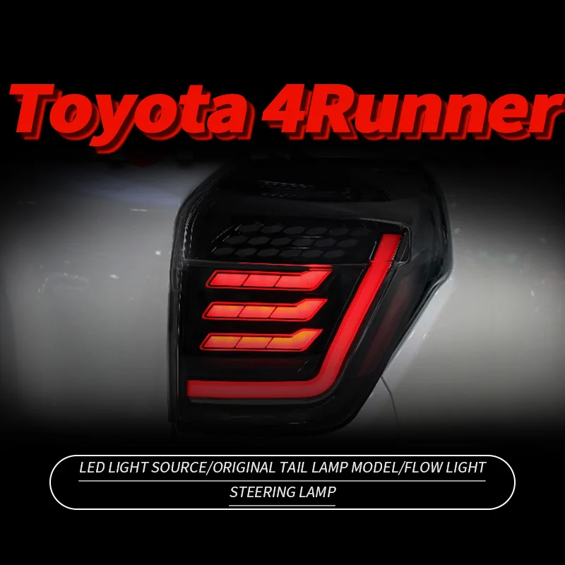 

Car LED Taillight Tail Light For Toyota 4Runner 2018-2021 Rear Running Light + Brake Lamp + Reverse + Dynamic Turn Signal