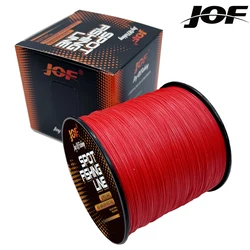 JOF Multifilament X8 Braided High Thread Density Fishing Line  0.14-0.5mm  Various Colors Thin and Stronger 100Meter 18-78 lb