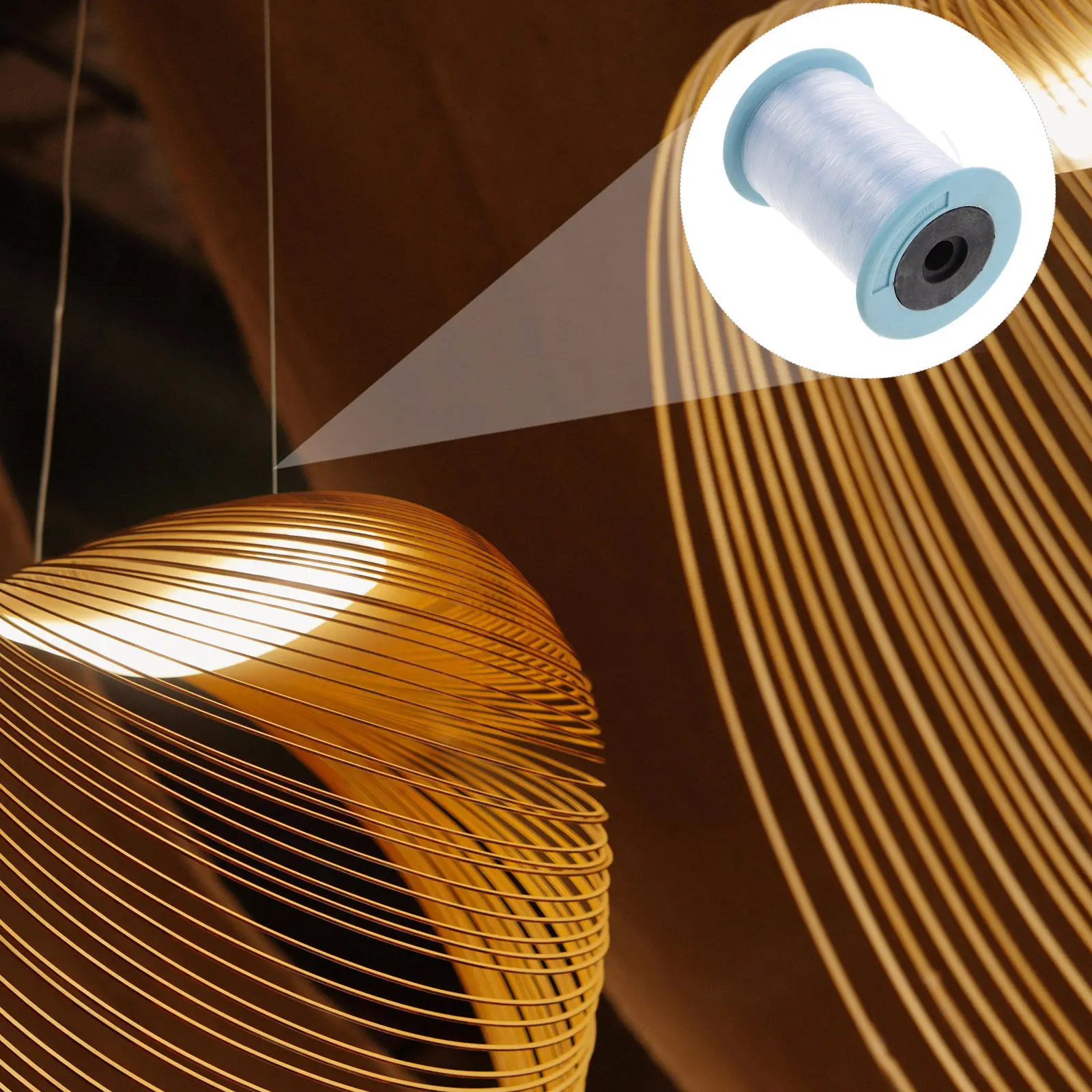 

Белая нейлоновая нить для рыбалки, прозрачная проволока для подвесных украшений, ювелирная нить, аксессуары для рукоделия и бисероплетения