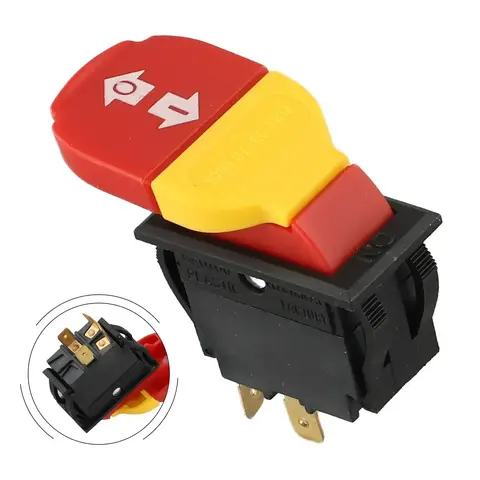 Overload Protection Replacement Switch Built-in Overload Protection For DeWalt DW745 For DeWalt DWE7480 Black, Red