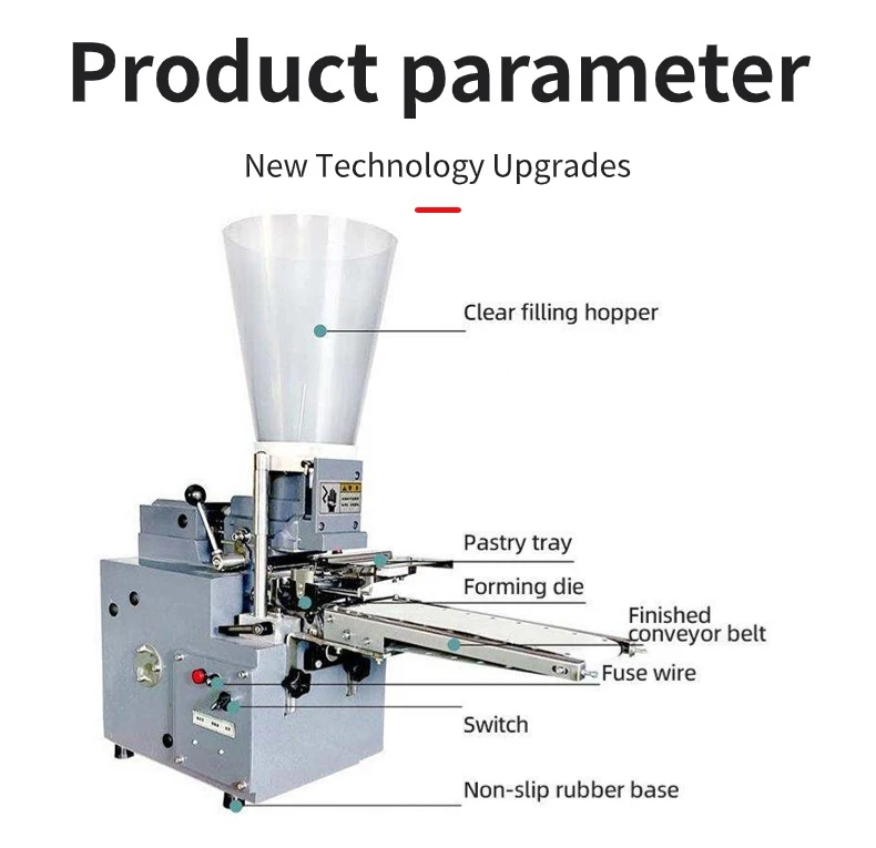 Japanese Gyoza Dumpling Making Machine Samosa Empanada Machine With Motor Fried Dumpling Machine