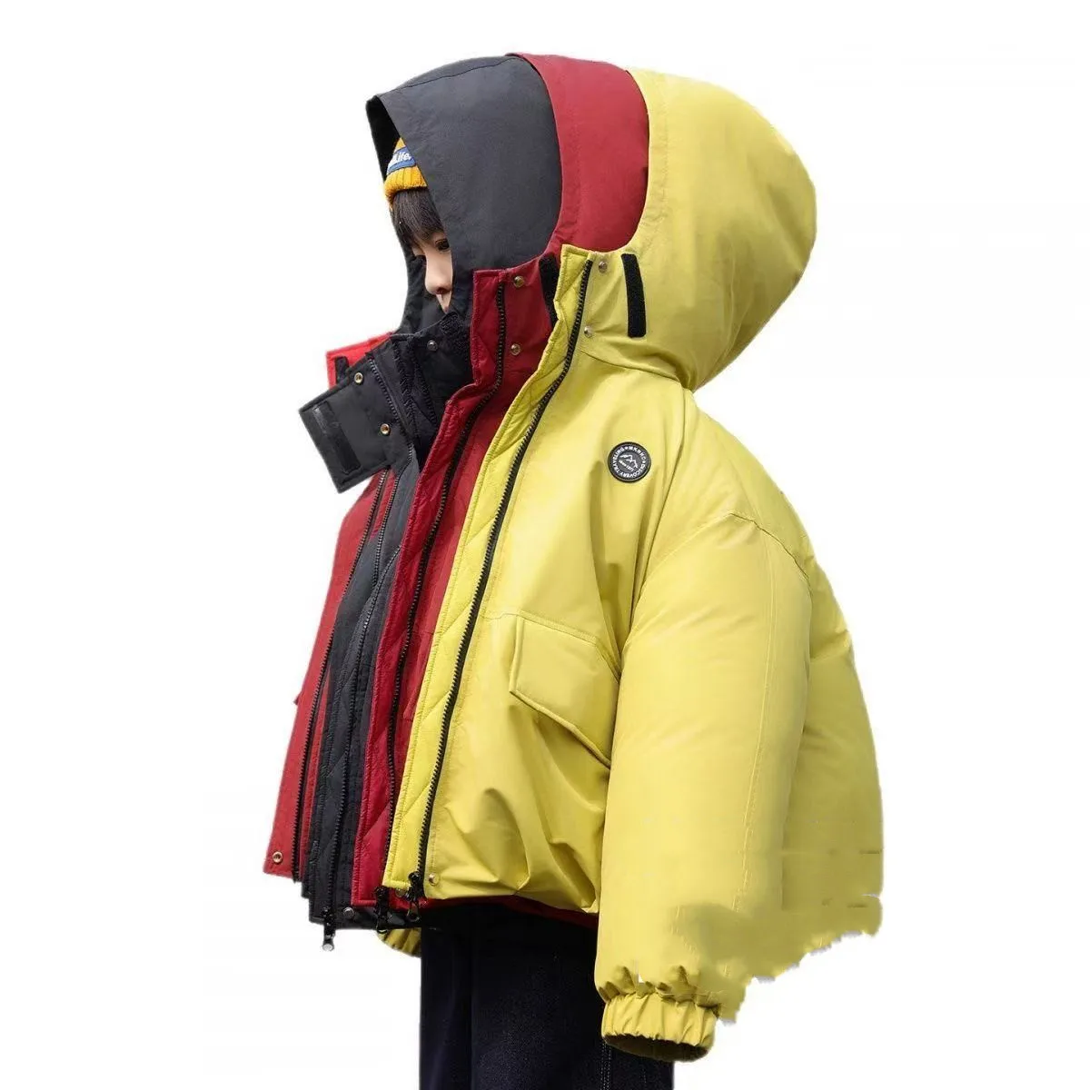 

-20°C Kids 90% White Duck Down High-Fill Power Boys' Triple-Protection Down Jacket Children's Winter Thickened Workwear Coat