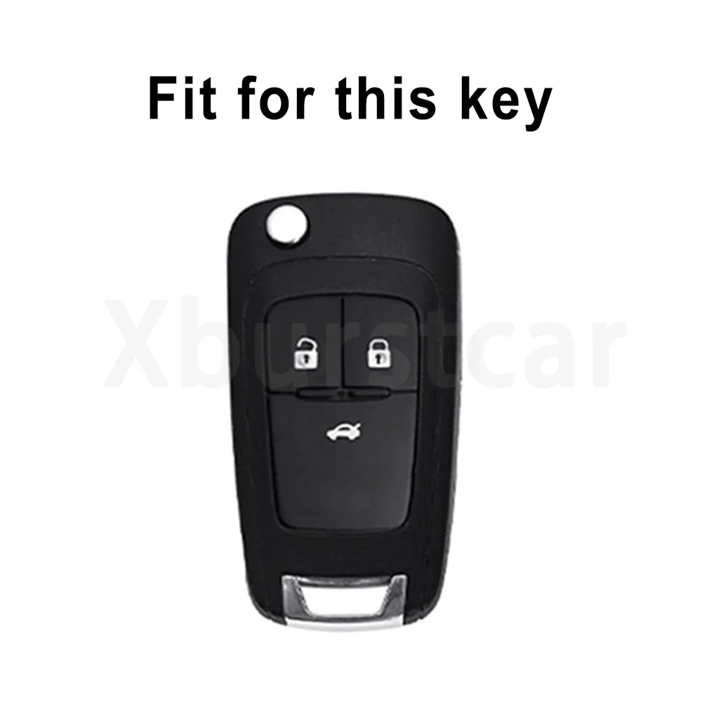 3 Buttons For Chevrolet Cruze Aveo Trax Sail Malibu for Opel Vauxhall Astra Corsa Meriva Insignia TPU Car Key Case Cover Fob