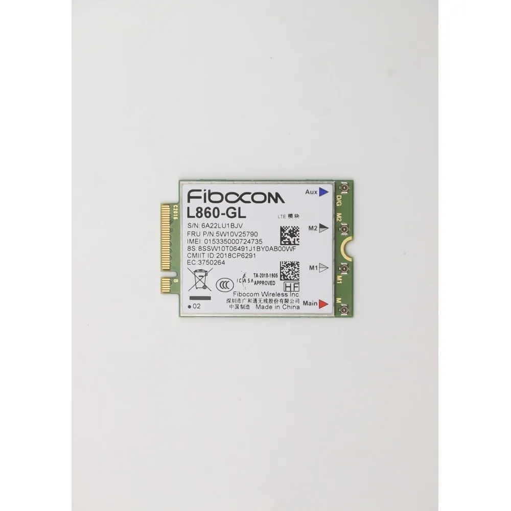 

L860-GL WWAN Card for Lenovo Thinkpad P1 Gen3 X1 Extreme 3rd X1 Yoga 5th 01AX796