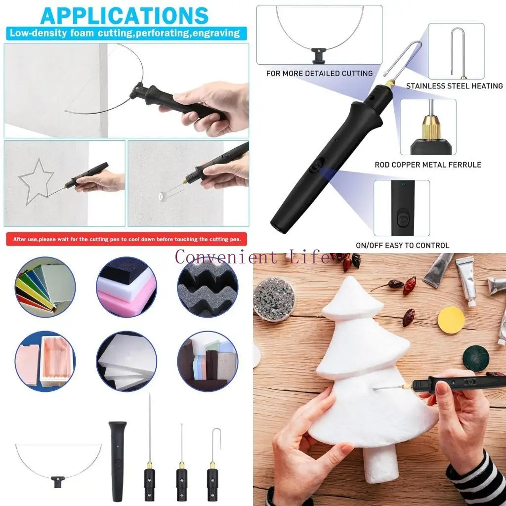 

L1EE Резак для пенопласта 18 Вт Электрический станок для резки Ручка для резки пенополистирола Станок для высечки пенопласта для