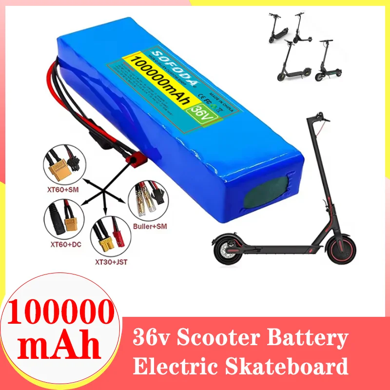 NEW 10S2P 36V 100000mAh 36v Electric Scooter Battery Lithium Electric Scooter 500W Electric Scooter Battery 36v 10s2p Battery