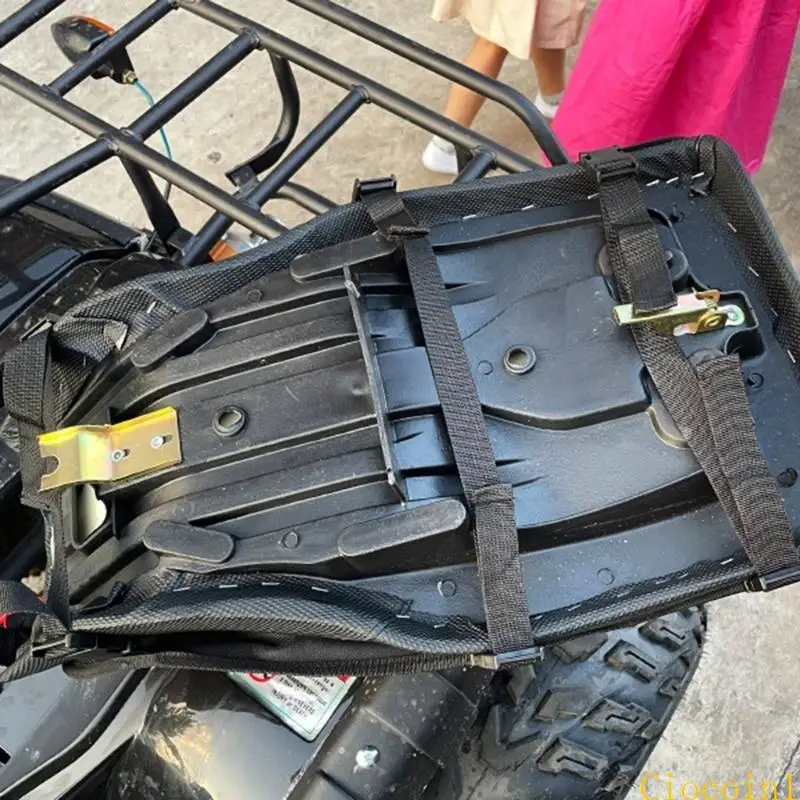 Y1UB 4ホイーラーシートクッションダートシートプロテクターデタッチ可能なピットバイクシートパッド