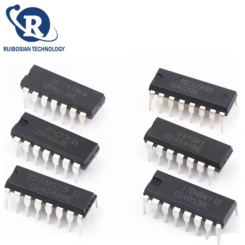 10 יחידות CD4017 CD4001 CD4007 CD4011 CD4012 CD4013 CD4020 CD4021 CD4025 CD4027 CD4040 CD4043 CD4049 CD4050 CD4051 CD4052 CD4053BE