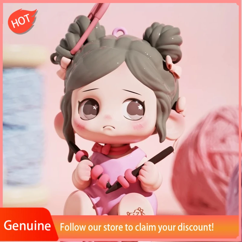 

Genuine black play OONA Pink Anniversary series handmade blind box enameled toys desktop car ornaments cute dolls Gifts