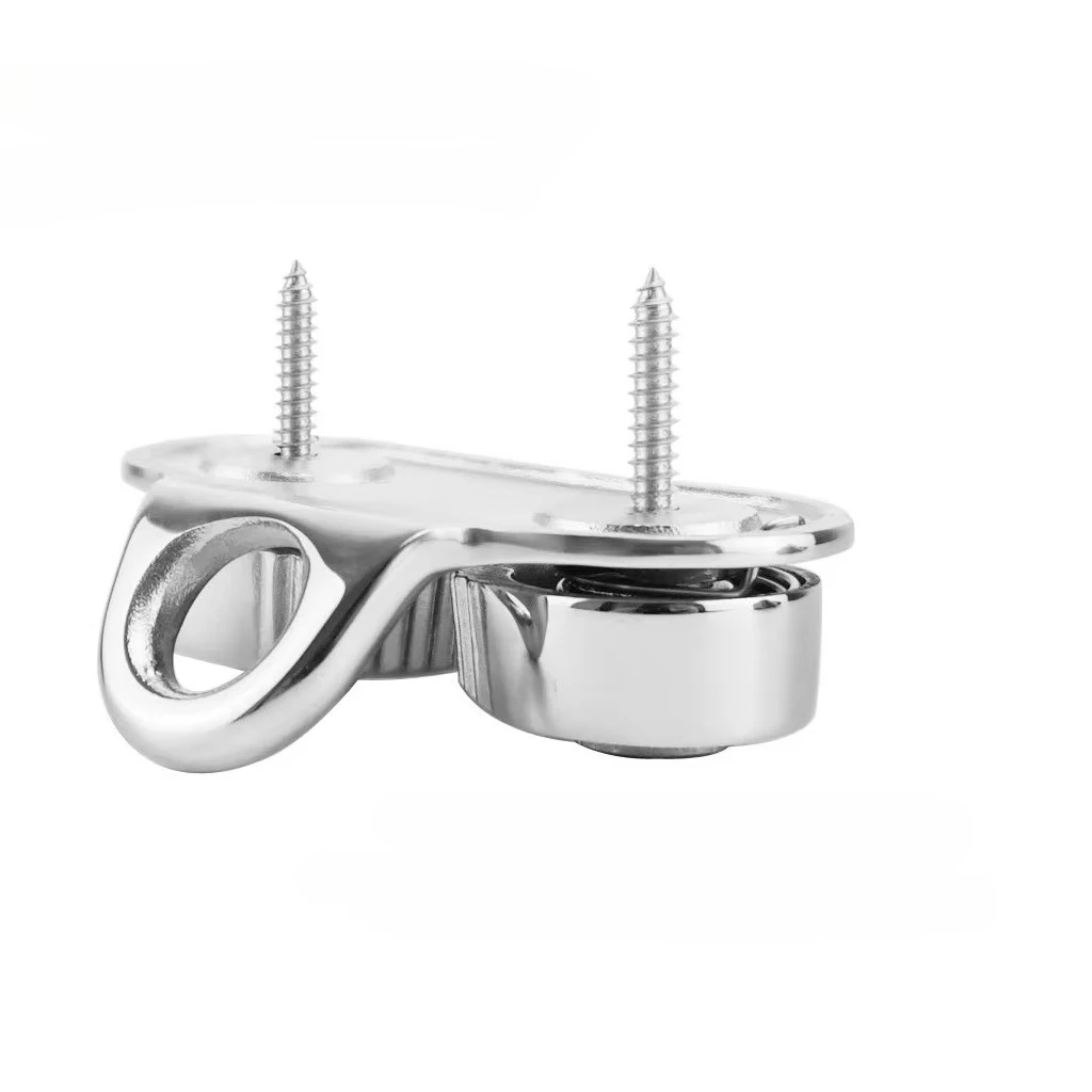 316 Stainless Steel Pulley , Wire  Clip, Cable Rope Clamp, Rope Fixing Plate for Marine Rigging Hardware