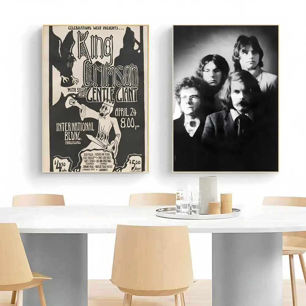 Progressive Band K-King Crimson Poster Wall Art Print Decorative Mural Home Decor Gift Unframed