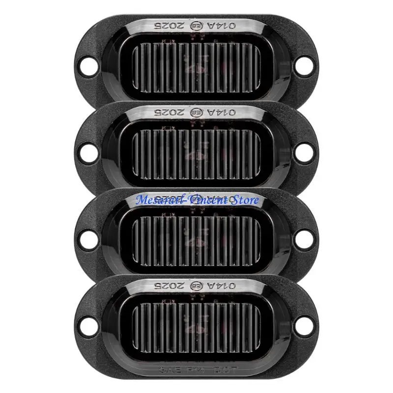 A70F Waterproof Anti Collision LED Strips Side Lamp For Truck Trailer High Brightness 12-24V Voltages Enhanced Safety Warning