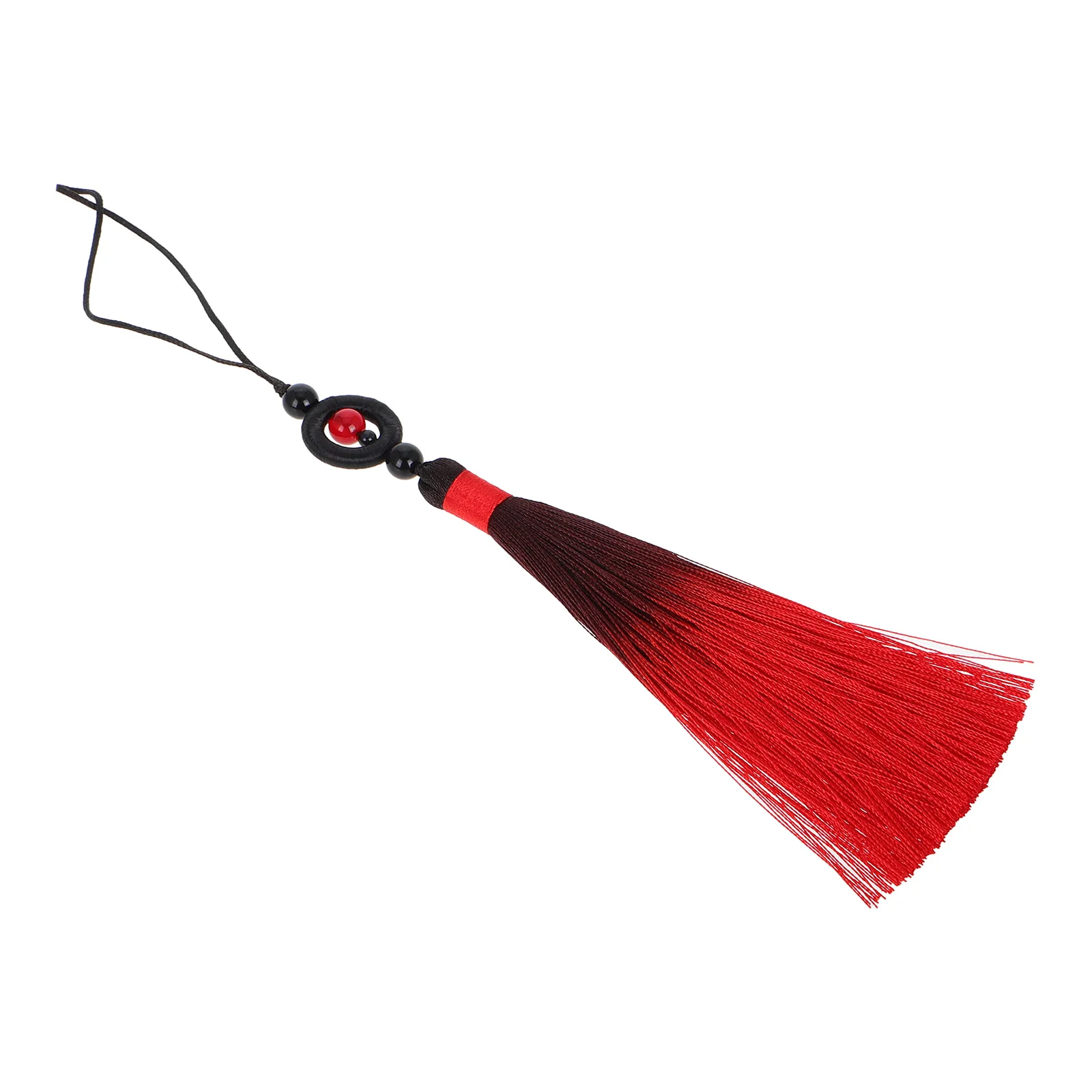 

Sword Tassel Decorative Hanging Ears Ornament Gradient Polyester Bright Pendant Martial Accessories Chinese Style