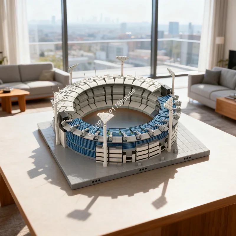 

2728pcs MOC Melbourne Cricket Ground Model Building blocks Christmas gift Architecture toy creative idea Education Kids Birthday